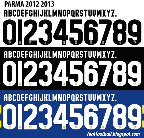 Font Vector Parma 2012 2013 kit_0