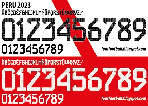 Font Vector Peru 2023 kit_0