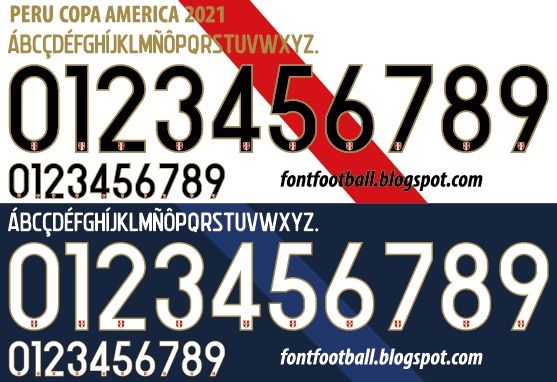 Font Vector Peru Copa America 2021 kit_0