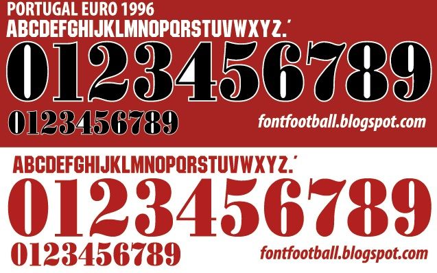 Font Vector Portugal Euro 1996 kit_0