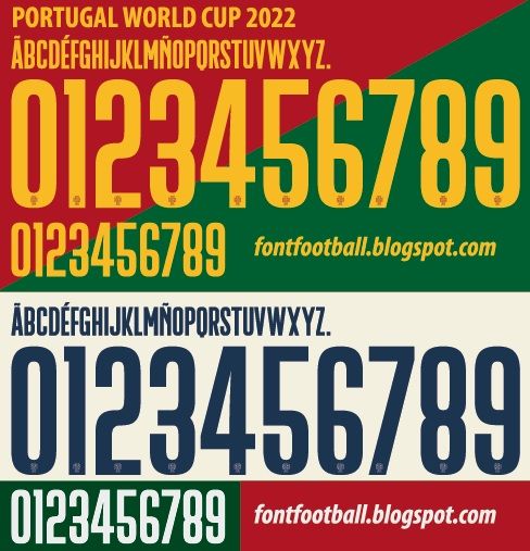 Font Vector Portugal World Cup 2022 kit_0