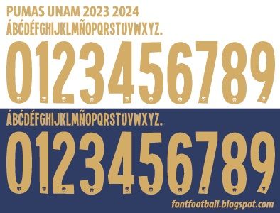 Font Vector Pumas UNAM 2023 2024 kit_0