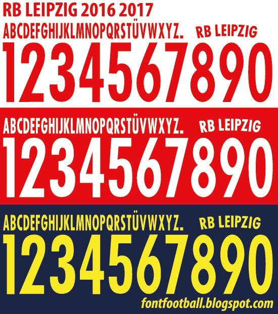 Font Vector RB Leipzig 2016 2017 kit_0