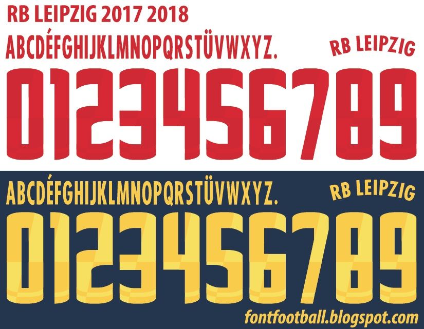Font Vector RB Leipzig 2017 2018 kit_0