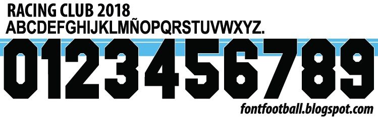 Font Vector Racing Club 2018 kit_0