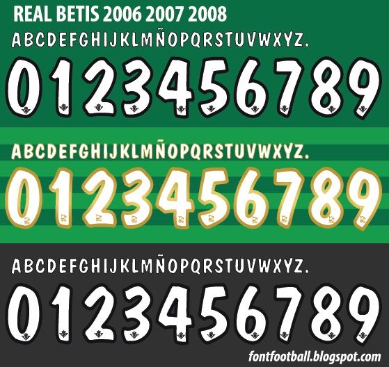Font Vector Real Betis 2006 2007 2008 kit_0