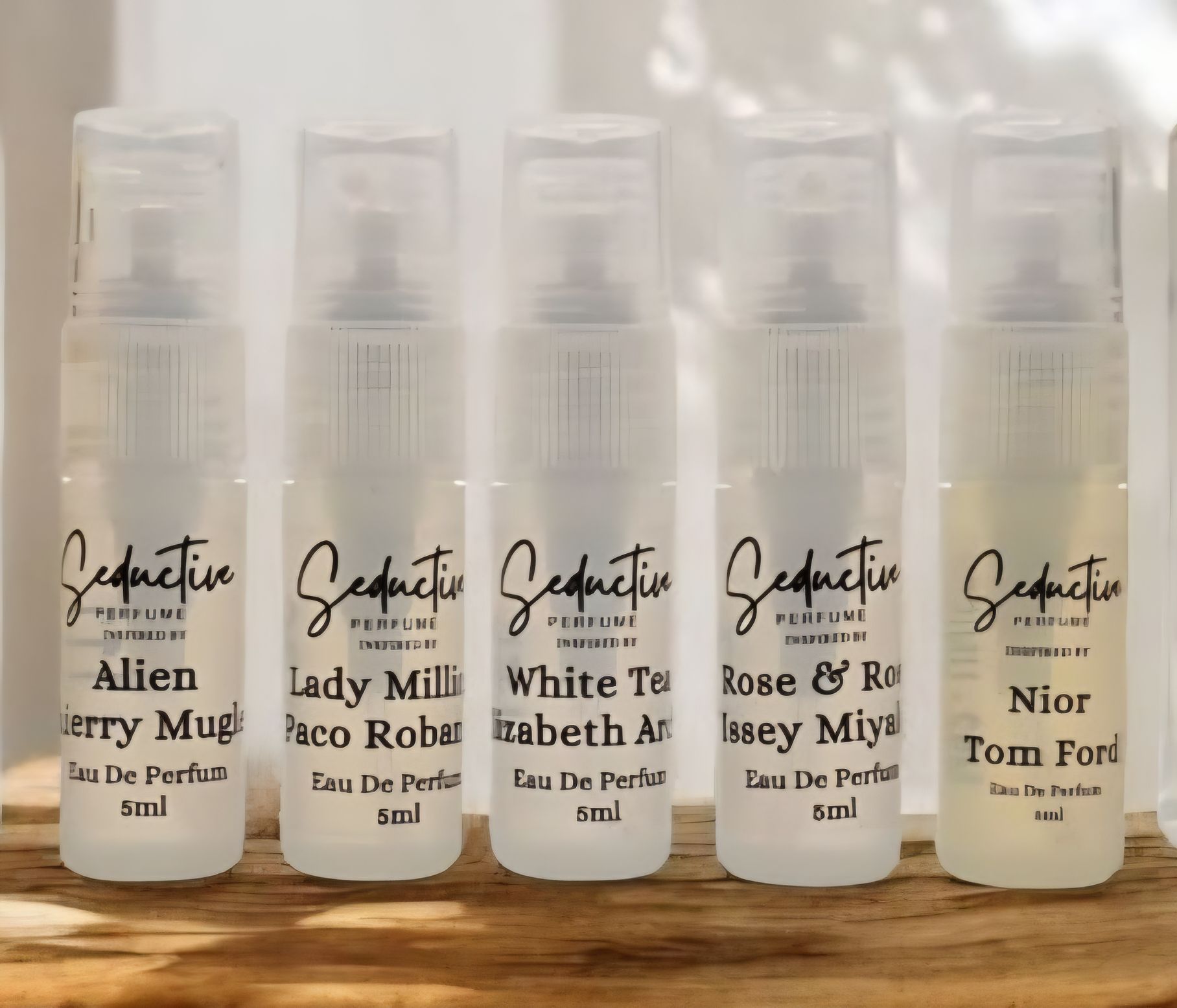5 x 5ml Tester Perfume (R20 each) _0