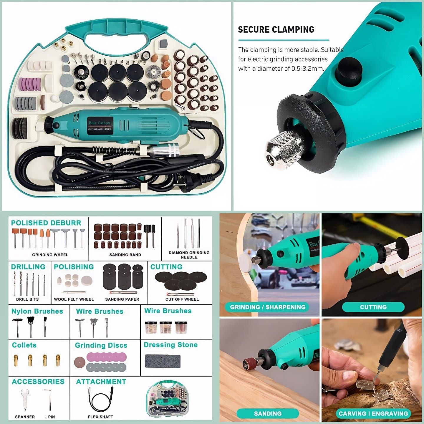 Electric Pencil Grinder Set_0