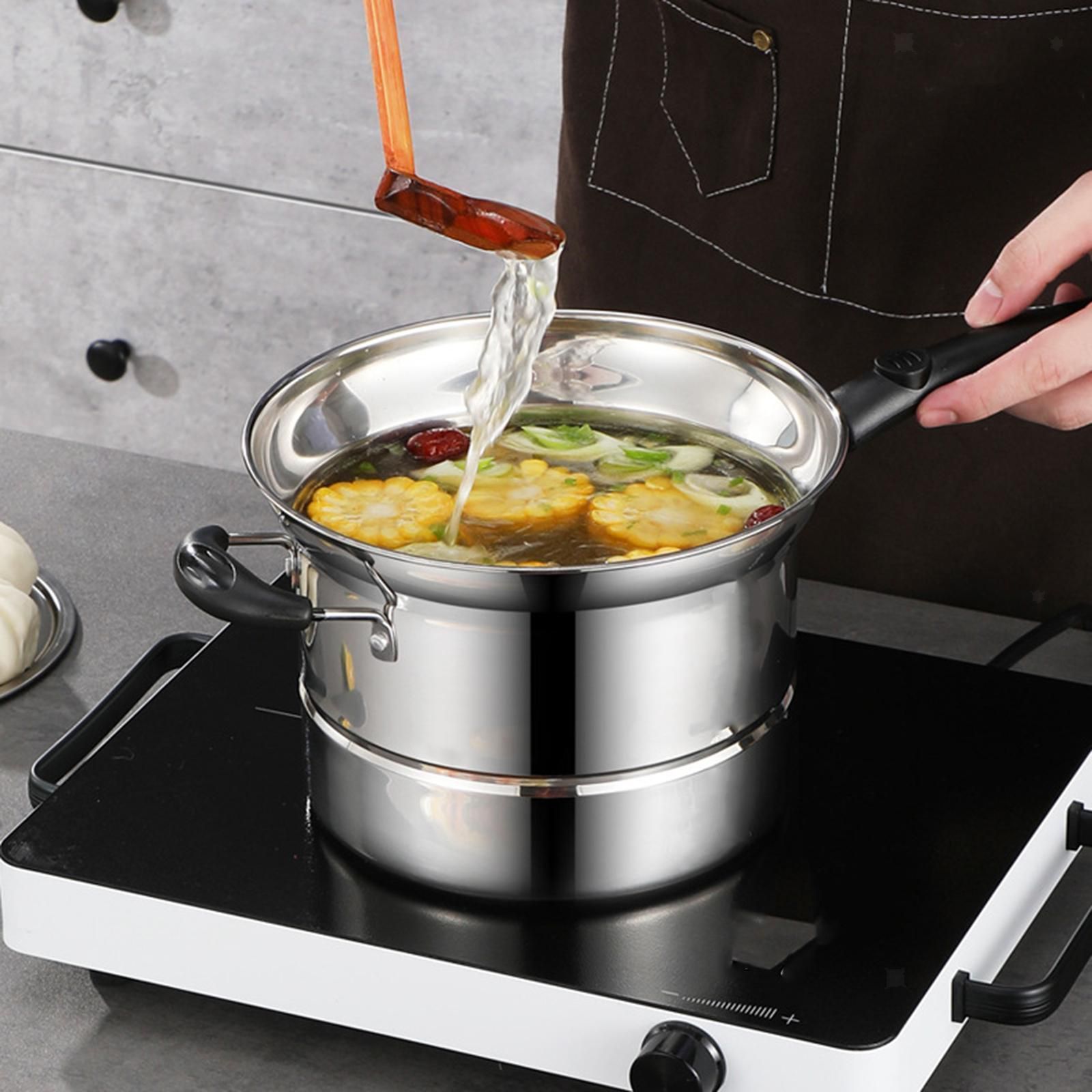 Unique & Versatile Korean Pot With Basket & Steamer_2