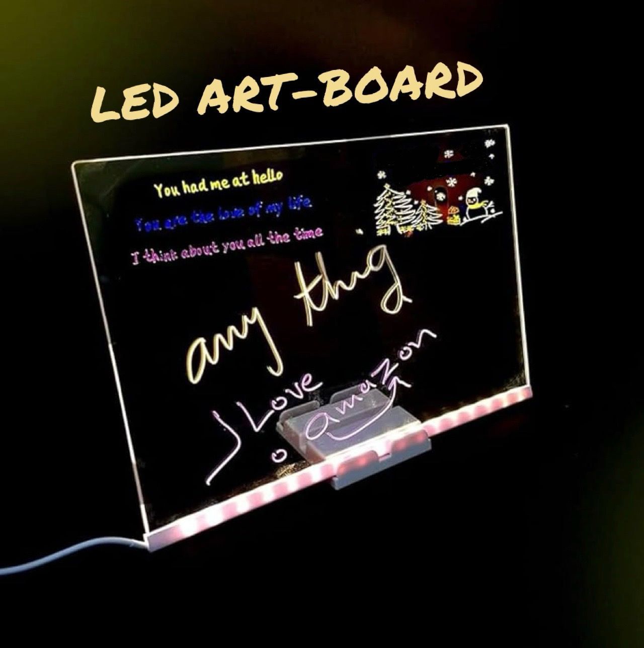 3D LED Acrylic Art-Board_1