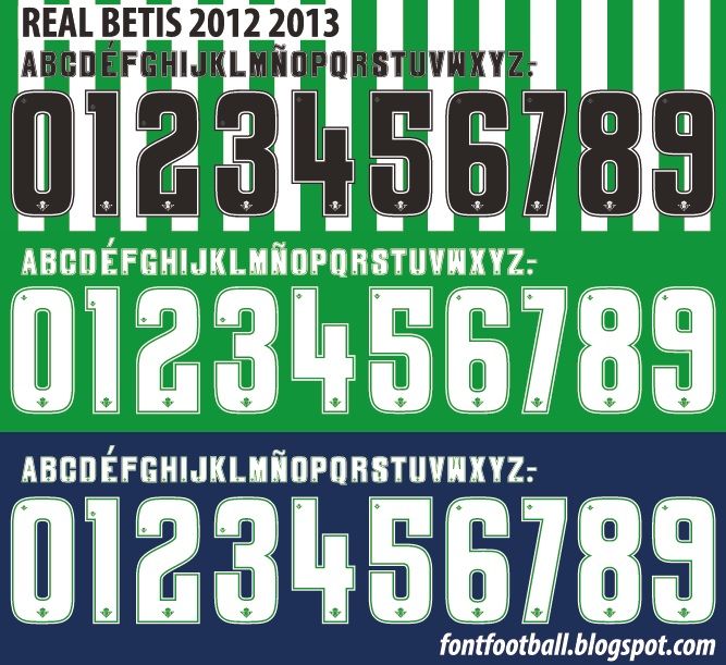 Font Vector Real Betis 2012 2013 kit_0