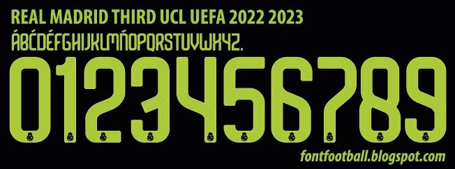Font Vector Real Madrid Third UCL 2022 2023 kit_0
