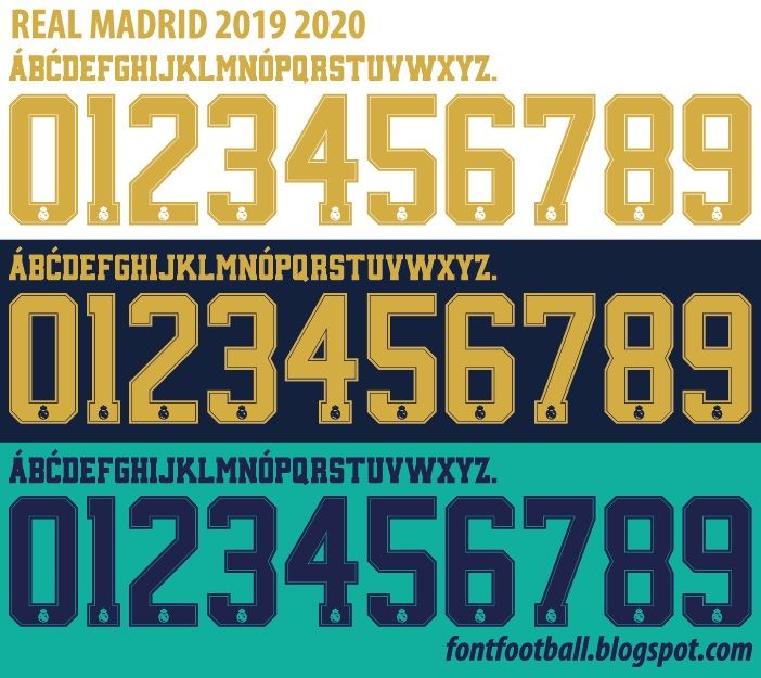 Font Vector Real Madrid UCL 2019 2020 kit_0