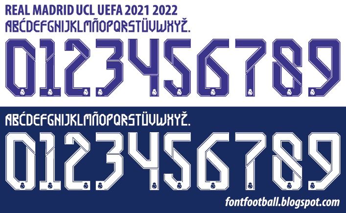 Font Vector Real Madrid UCL 2021 2022 kit_0
