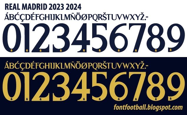Font Vector Real Madrid UCL 2023 2024 kit_0