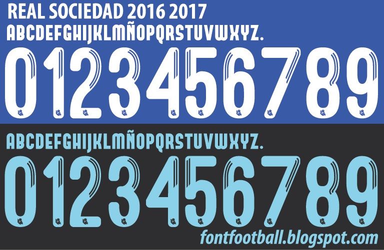 Font Vector Real Sociedad 2016 2017 kit_0