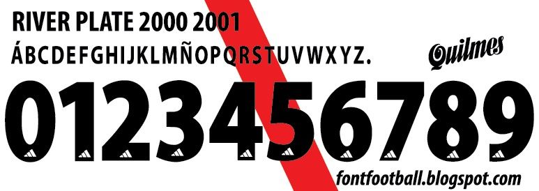 Font Vector River Plate 2000 2001 kit_0