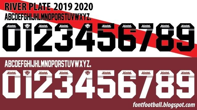 Font Vector River Plate 2019 2020 kit_0
