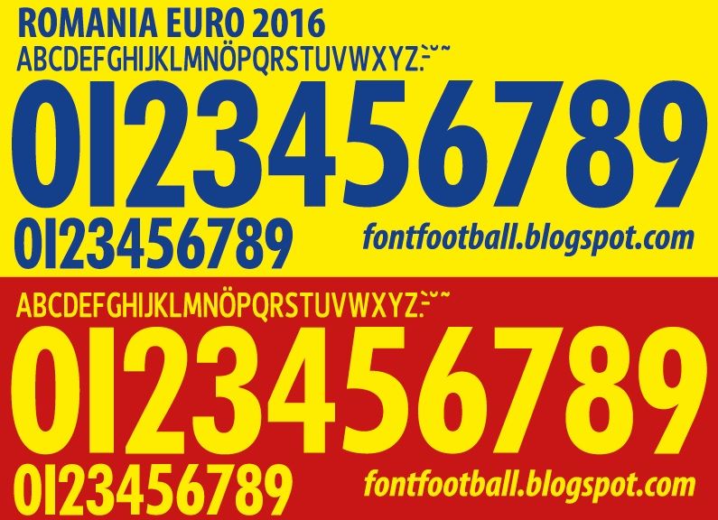 Font Vector Romania Euro 2016 kit_0