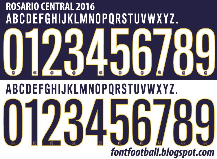 Font Vector Rosario Central 2016 kit_0
