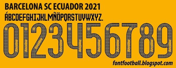 Font Vector SC Barcelona (Ecuador) 2021 kit_0