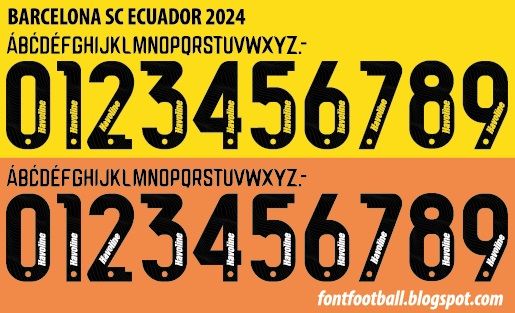 Font Vector SC Barcelona (Ecuador) 2024 kit_0