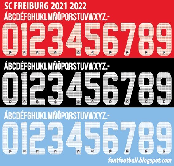 Font Vector SC Freiburg 2021 2022 kit_0