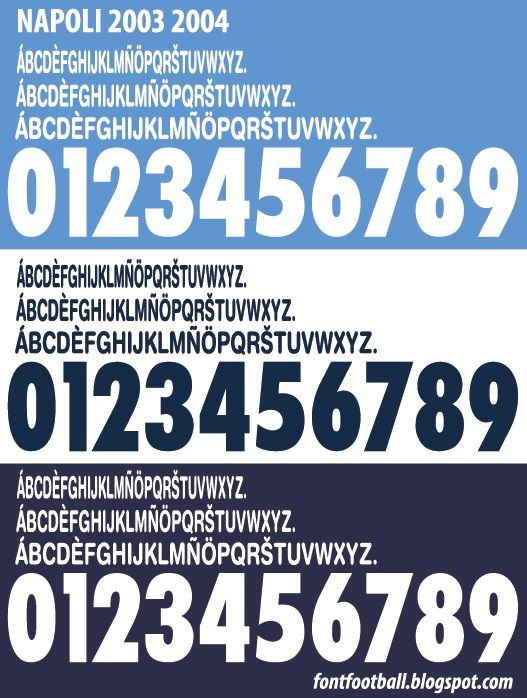 Font Vector SSC Napoli 2003 2004 kit_0