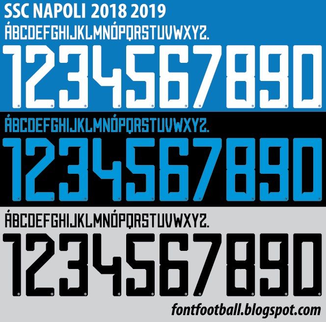 Font Vector SSC Napoli 2018 2019 kit_0
