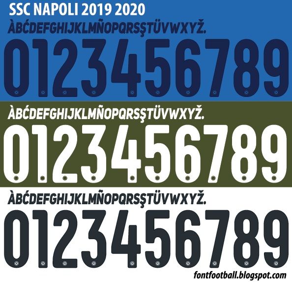 Font Vector SSC Napoli 2019 2020 kit_0