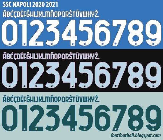 Font Vector SSC Napoli 2020 2021 kit_0