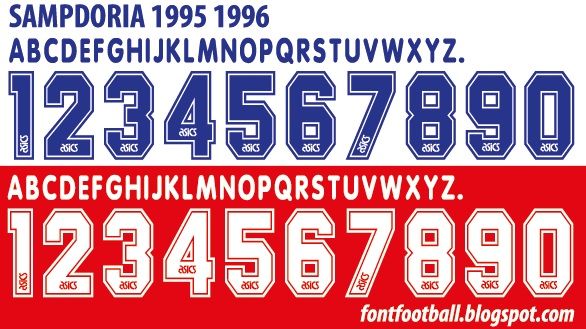 Font Vector Sampdoria 1995 1996 kit_0