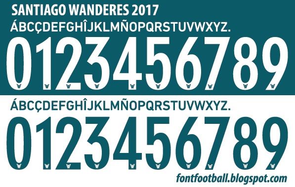 Font Vector Santiago Wanderers 2017 kit_0