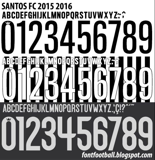 Font Vector Santos FC 2015 2016 kit_0