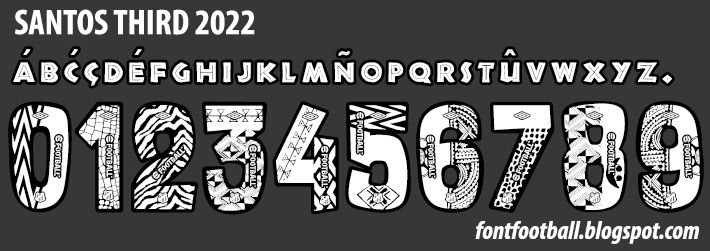 Font Vector Santos FC Third 3rd 2022 kit_0