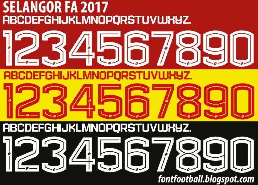 Font Vector Selangor FA 2017 kit_0