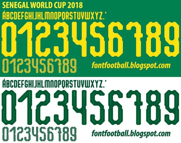 Font Vector Senegal World Cup 2018 kit_0