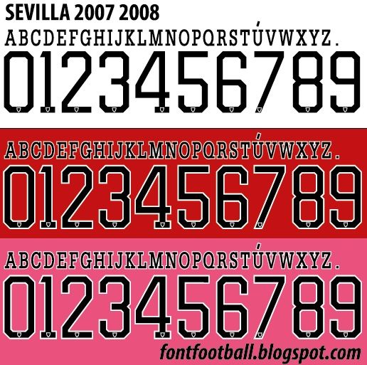 Font Vector Sevilla 2007 2008 kit_0