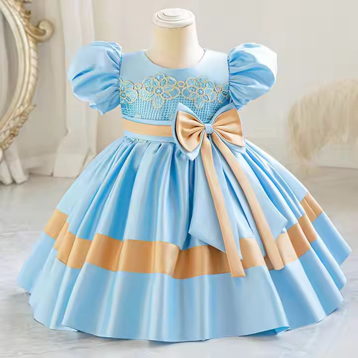 Nabotique Sweet Style Princess Dress with Floral Pattern_2