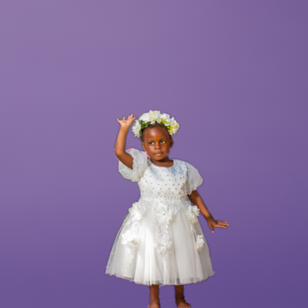 White Flower Girl Dress_2