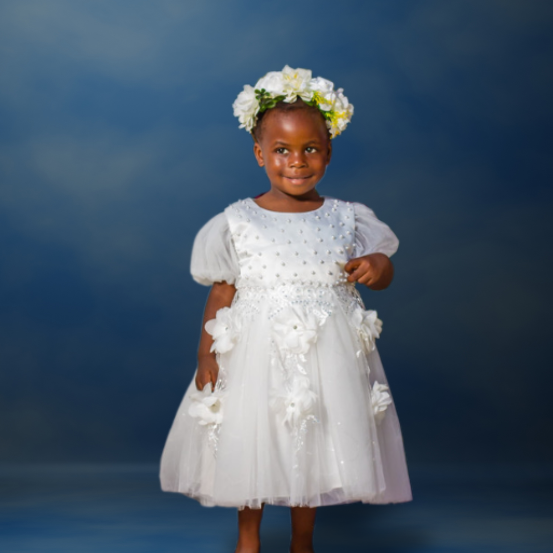 White Flower Girl Dress_3