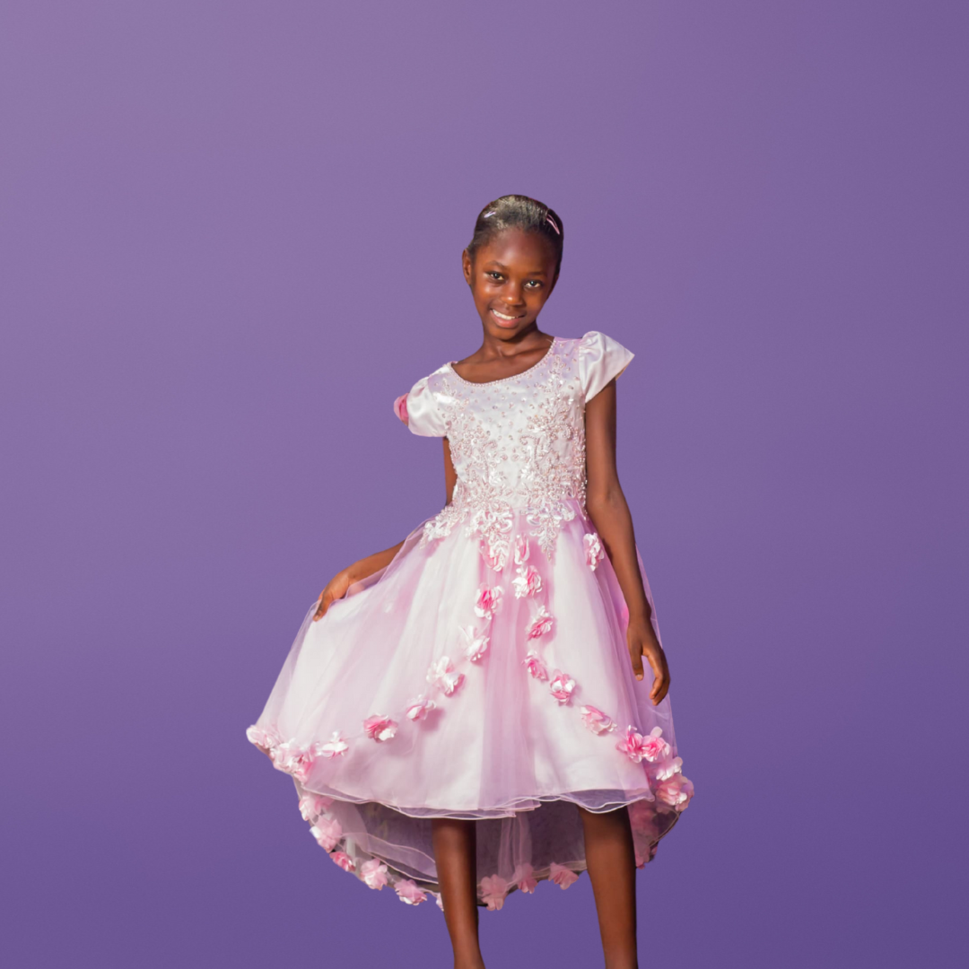 Pink - Nabotique High-Low Tulle Dress_0