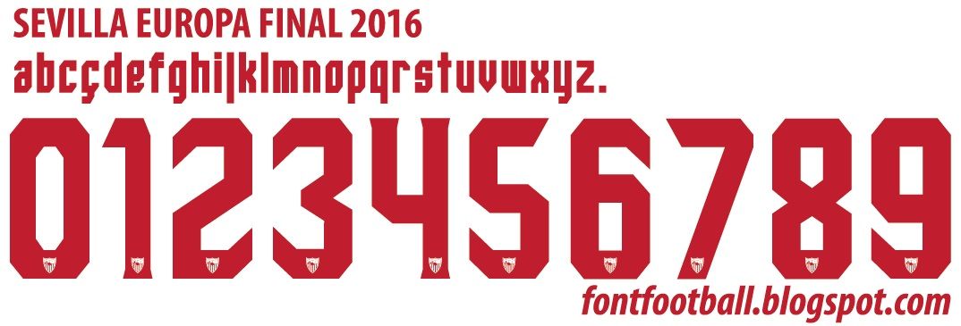 Font Vector Sevilla Europa Final 2016 kit_0