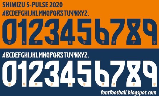 Font Vector Shimizu S-Pulse 2020 kit_0