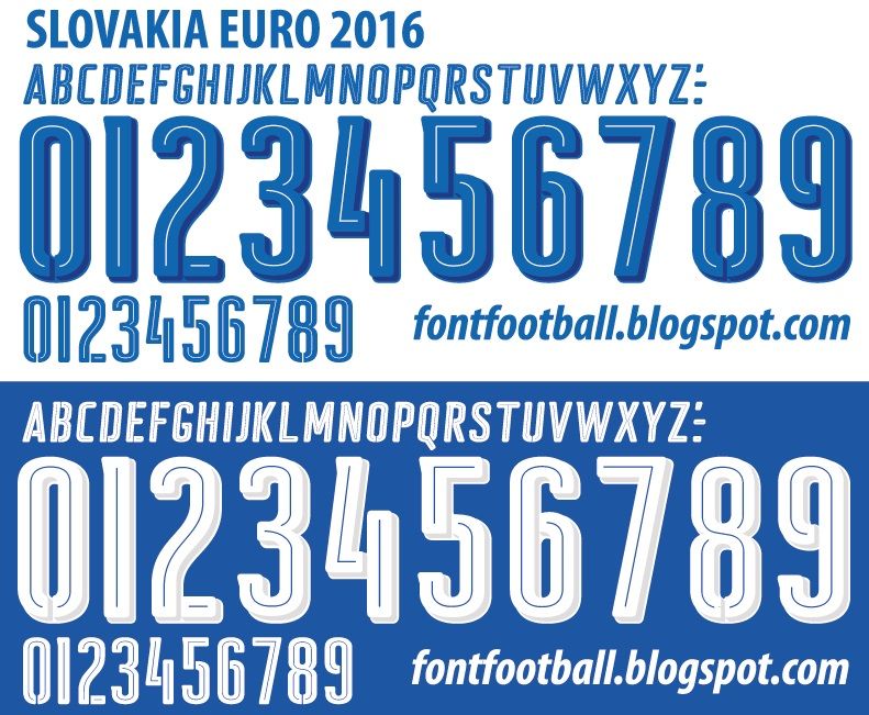 Font Vector Slovakia Euro 2016 kit_0