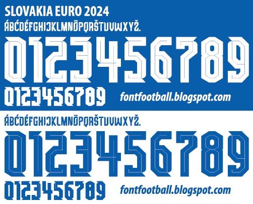 Font Vector Slovakia Euro 2024 kit_0