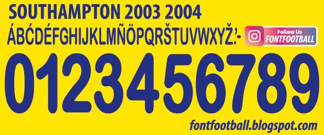 Font Vector Southampton 2003 2004 kit_0