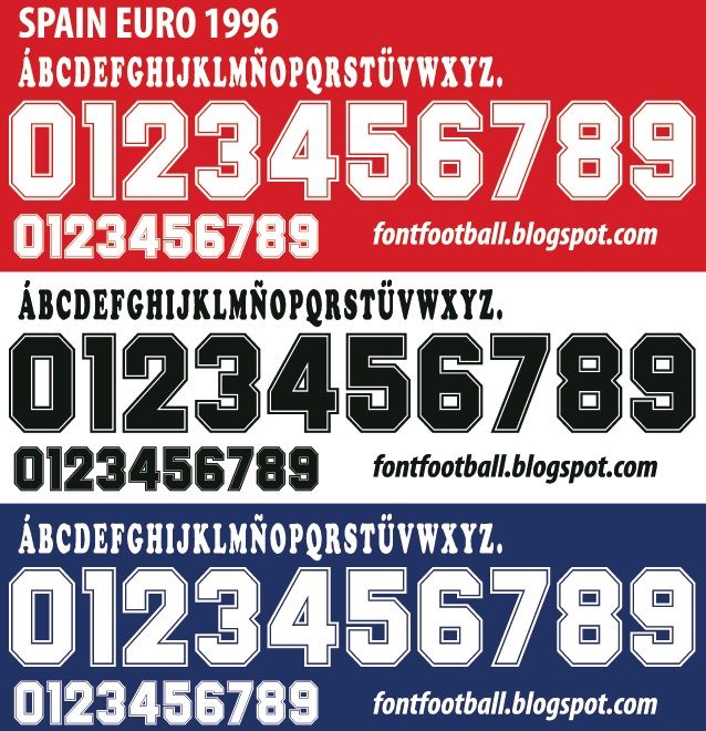 Font Vector Spain Euro 1996 kit_0