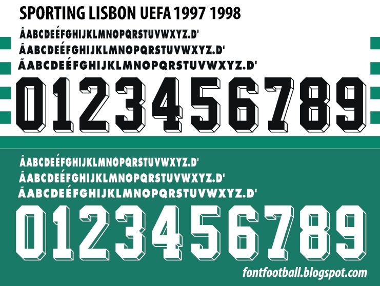 Font Vector Sporting Lisbon UCL 1997 1998 kit_0