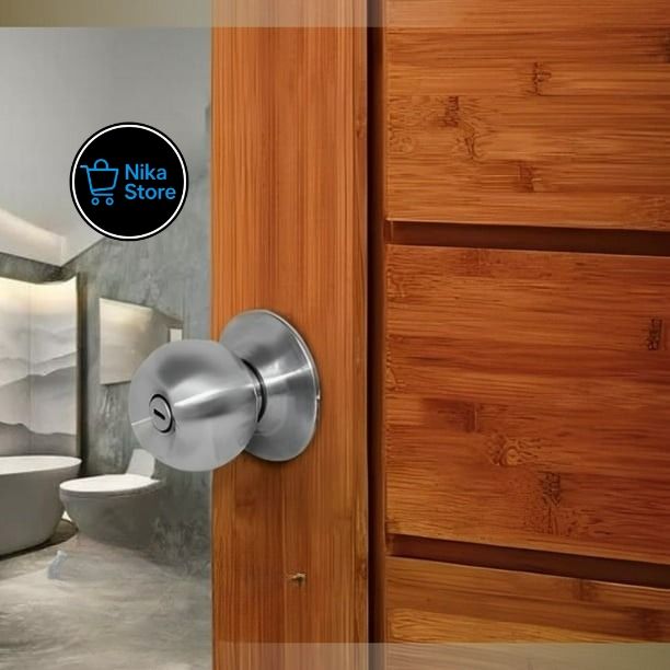 Cerradura Philips Chapa Perilla Puerta Baño   o Dormitorio Pomo Acero Inoxidable_1